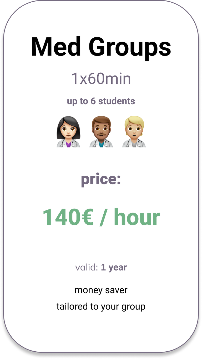 German for doctors, FSP preparation